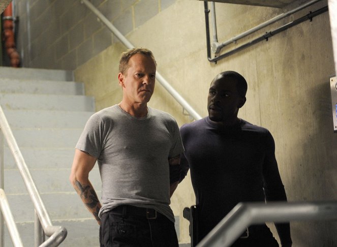 24: Live Another Day - Photos - Kiefer Sutherland, Gbenga Akinnagbe