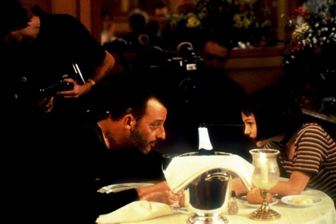 Léon, o Profissional - De filmagens - Jean Reno, Natalie Portman