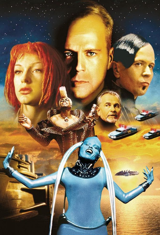 The Fifth Element - puuttuva tekijä - Promokuvat - Milla Jovovich, Bruce Willis, Gary Oldman, Chris Tucker, Ian Holm, Maïwenn