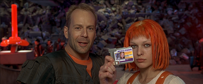 El quinto elemento - De la película - Bruce Willis, Milla Jovovich