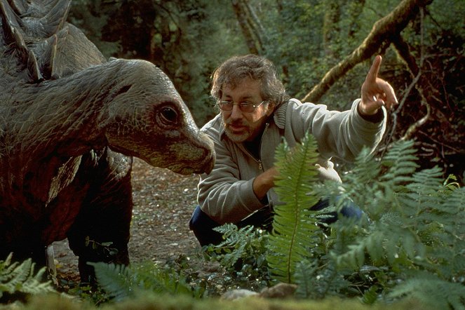 O Mundo Perdido: Jurassic Park - De filmagens - Steven Spielberg