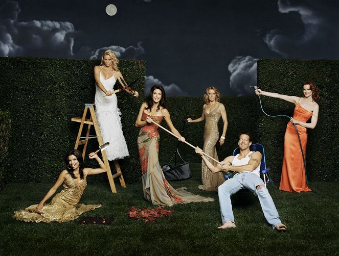 Desperate Housewives - Werbefoto - Eva Longoria, Nicollette Sheridan, Teri Hatcher, Felicity Huffman, James Denton, Marcia Cross