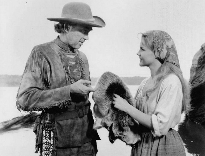 A Conquista do Oeste - Do filme - James Stewart, Carroll Baker