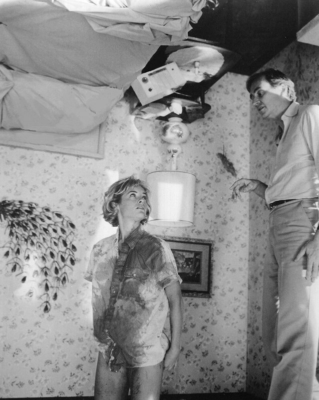 Les Griffes de la nuit - Tournage - Amanda Wyss, Wes Craven