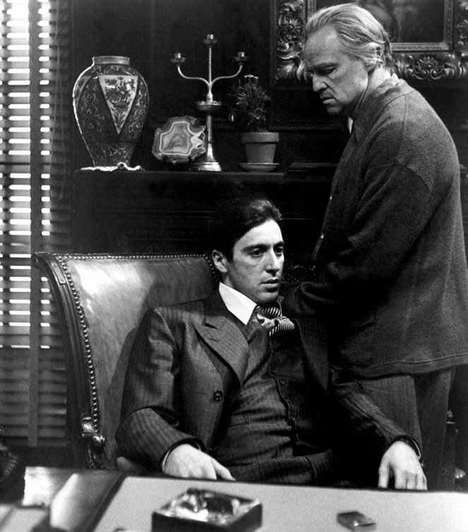 The Godfather - Van film - Al Pacino, Marlon Brando