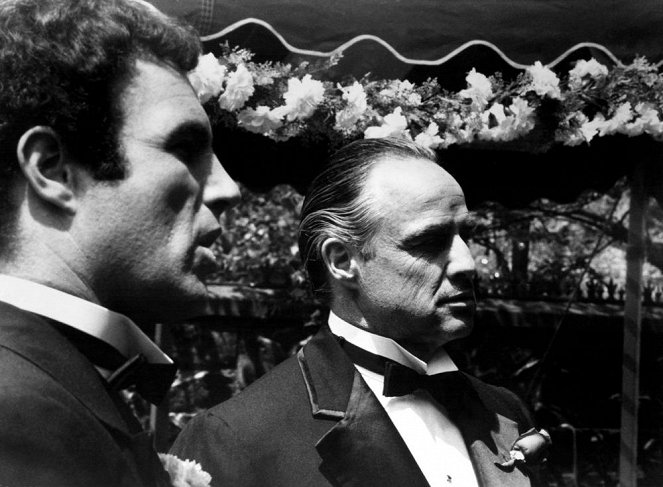Krstný otec - Z filmu - James Caan, Marlon Brando