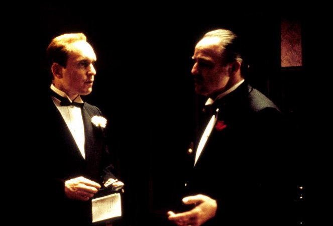 The Godfather - Van film - Robert Duvall, Marlon Brando