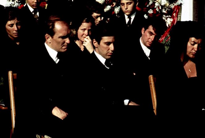 Krstný otec - Z filmu - Robert Duvall, Diane Keaton, Al Pacino