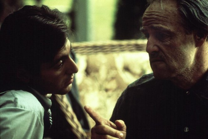 Ojciec chrzestny - Z filmu - Al Pacino, Marlon Brando