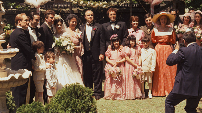 The Godfather - Photos - Robert Duvall, John Cazale, Gianni Russo, Talia Shire, Marlon Brando, James Caan, Al Pacino, Diane Keaton