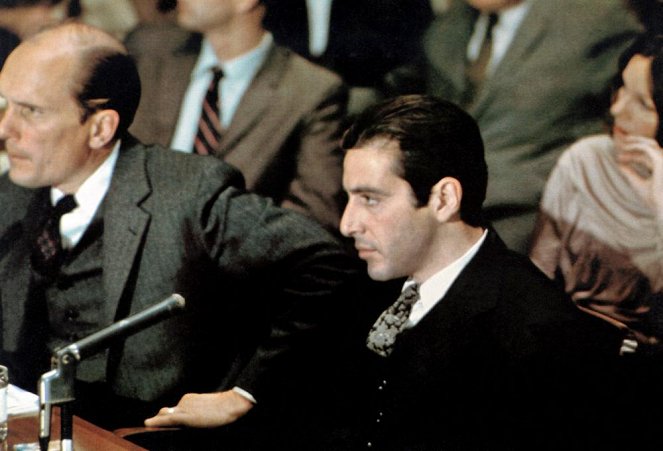 Ojciec chrzestny II - Z filmu - Robert Duvall, Al Pacino