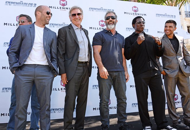 Niezniszczalni 3 - Z imprez - Jason Statham, Harrison Ford, Mel Gibson, Wesley Snipes, Victor Ortiz