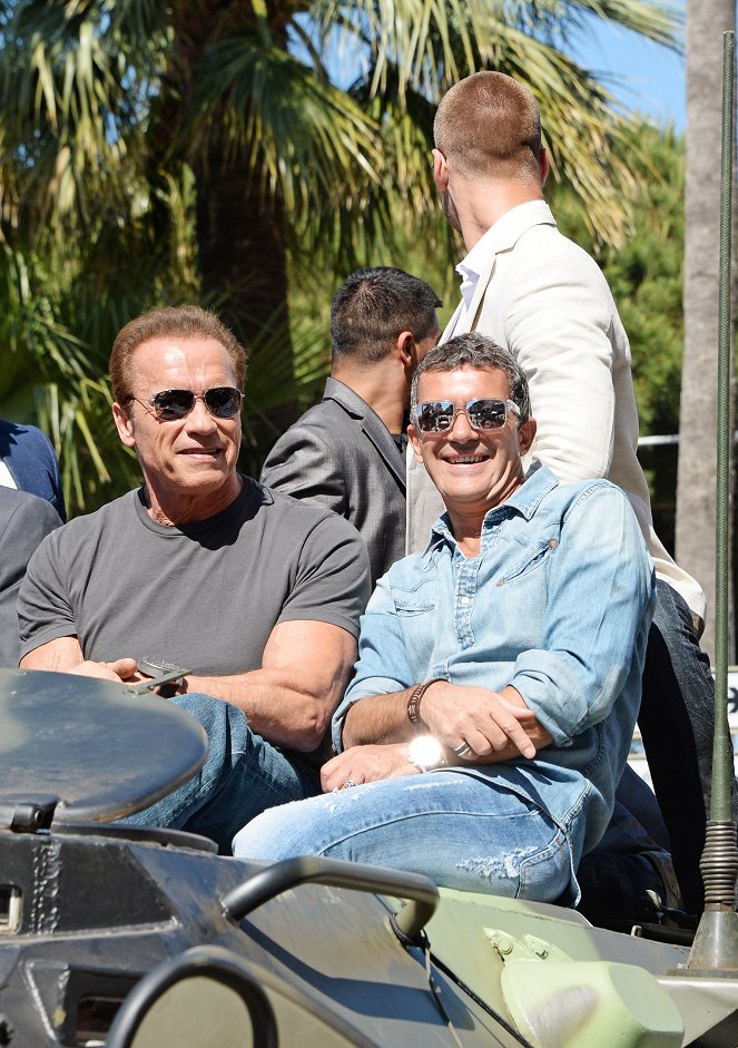 Niezniszczalni 3 - Z imprez - Arnold Schwarzenegger, Antonio Banderas