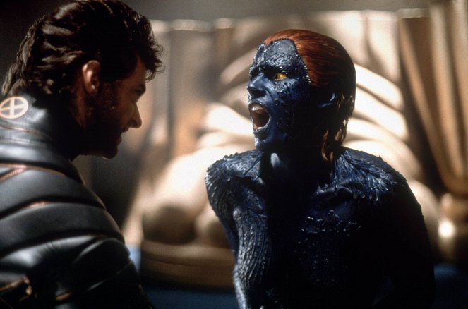 X-Men - Van film - Hugh Jackman, Rebecca Romijn