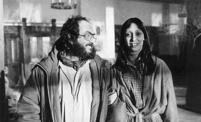 Osvietenie - Z nakrúcania - Stanley Kubrick, Shelley Duvall
