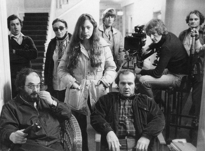A Luz - De filmagens - Stanley Kubrick, Jack Nicholson