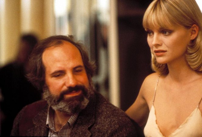 Zjizvená tvář - Z natáčení - Brian De Palma, Michelle Pfeiffer