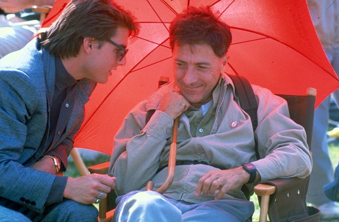 Rain Man: Encontro De Irmãos - De filmagens - Tom Cruise, Dustin Hoffman