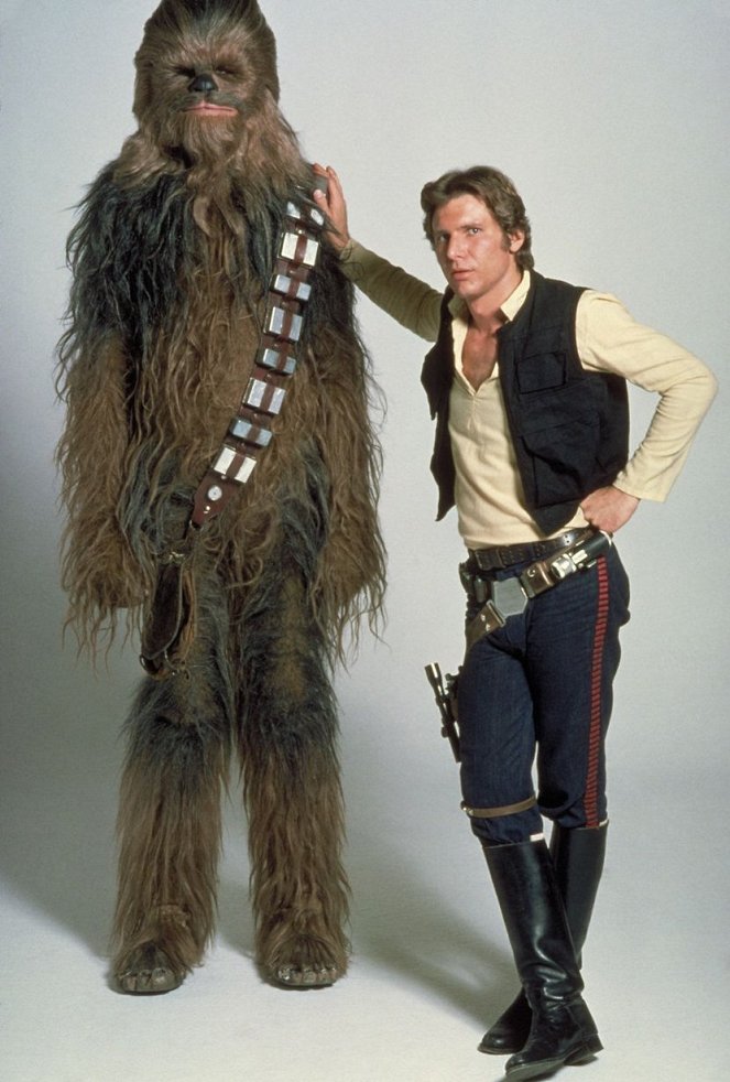 Star Wars - Episode IV: Eine neue Hoffnung - Werbefoto - Peter Mayhew, Harrison Ford