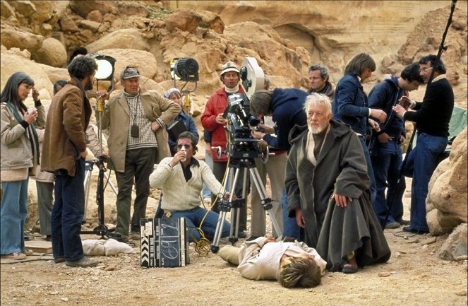 Tähtien sota - Kuvat kuvauksista - George Lucas, Alec Guinness