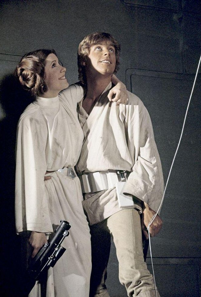 Star Wars: Episódio IV - Uma Nova Esperança - De filmagens - Carrie Fisher, Mark Hamill