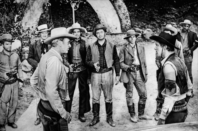 Vera Cruz - Filmfotók - Gary Cooper, Jack Elam, Ernest Borgnine, Charles Bronson, Burt Lancaster