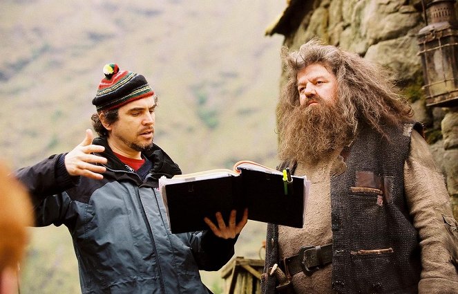 Harry Potter en de gevangene van Azkaban - Van de set - Alfonso Cuarón, Robbie Coltrane