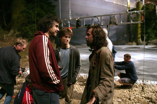 Harry Potter e o Prisioneiro de Azkaban - De filmagens - Alfonso Cuarón, Daniel Radcliffe, Gary Oldman
