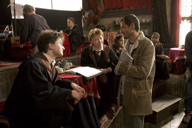 Harry Potter e o Prisioneiro de Azkaban - De filmagens - Daniel Radcliffe, Rupert Grint, David Heyman