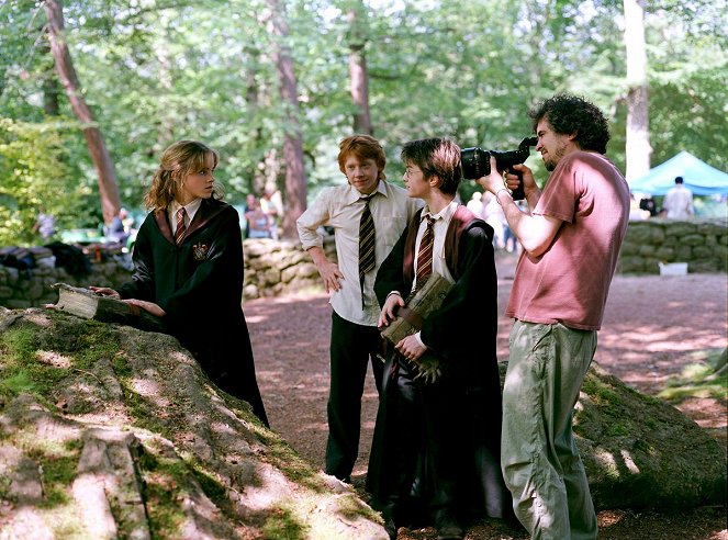 Harry Potter és az azkabani fogoly - Forgatási fotók - Emma Watson, Rupert Grint, Daniel Radcliffe, Alfonso Cuarón