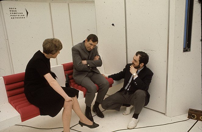 2001: A Space Odyssey - Van de set - Leonard Rossiter, Stanley Kubrick
