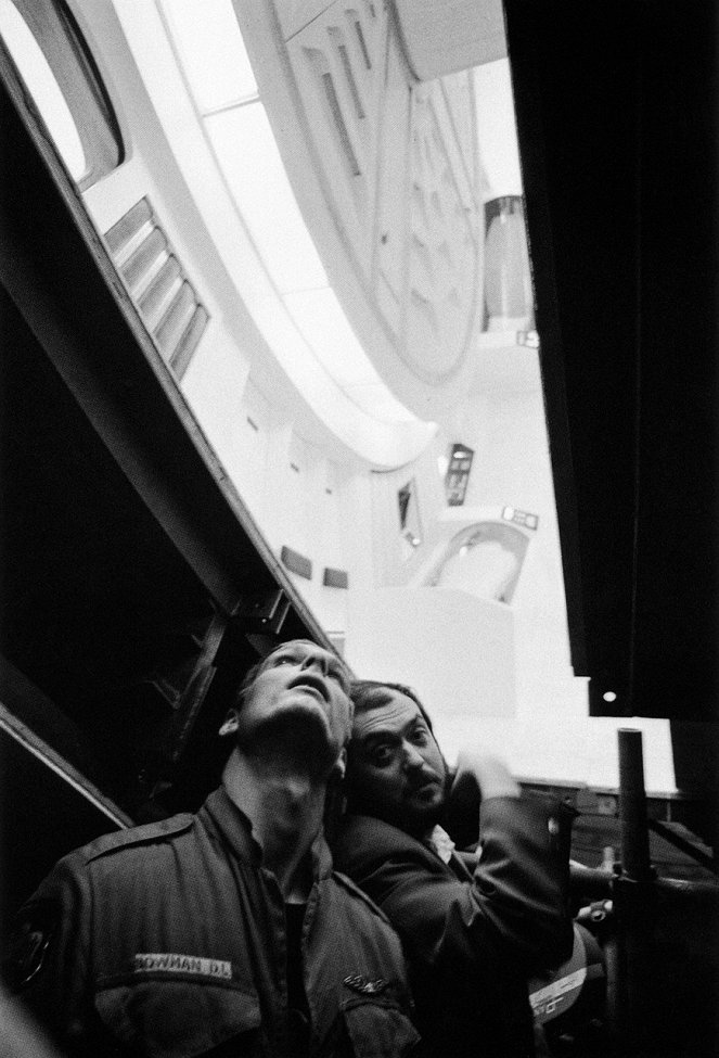 2001: Vesmírná odysea - Z natáčení - Keir Dullea, Stanley Kubrick