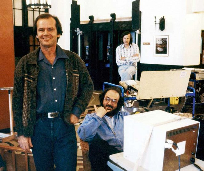 Osvícení - Z natáčení - Jack Nicholson, Stanley Kubrick