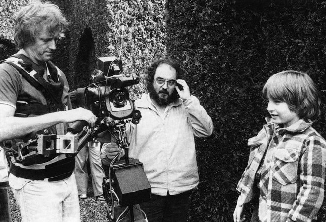 Osvícení - Z natáčení - Stanley Kubrick, Danny Lloyd