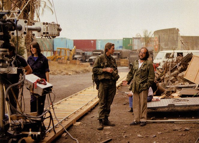 Acéllövedék - Forgatási fotók - Matthew Modine, Stanley Kubrick