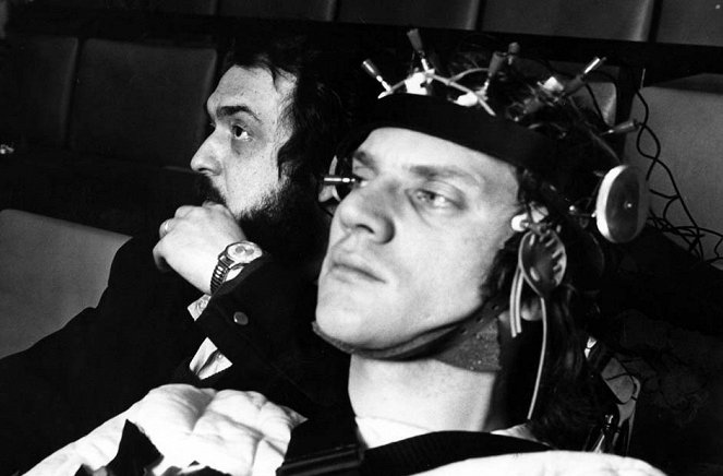 Mechanikus narancs - Forgatási fotók - Stanley Kubrick, Malcolm McDowell