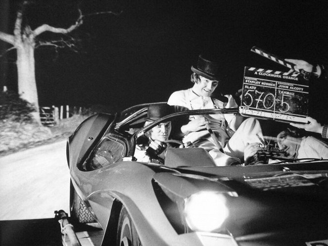 Uhrwerk Orange - Dreharbeiten - Malcolm McDowell