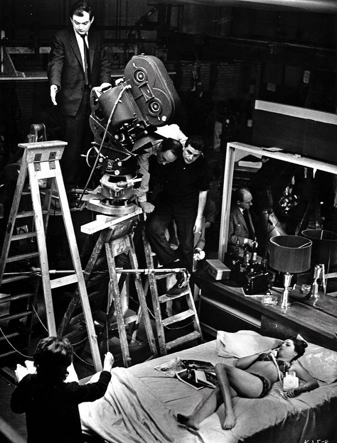 Dr. Strangelove, avagy rájöttem, hogy nem kell félni a bombától, meg is lehet szeretni - Forgatási fotók - Stanley Kubrick, Tracy Reed