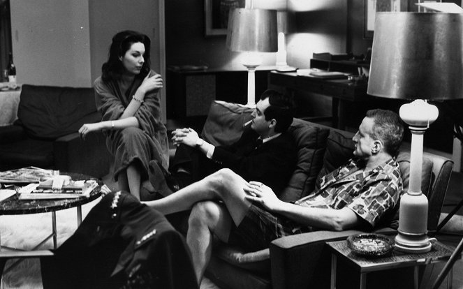 Docteur Folamour - Tournage - Tracy Reed, Stanley Kubrick, George C. Scott
