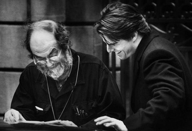 Tágra zárt szemek - Forgatási fotók - Stanley Kubrick, Tom Cruise