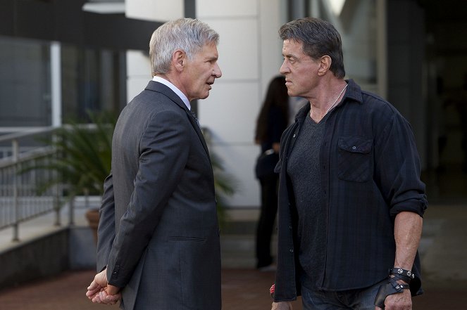 Niezniszczalni 3 - Z filmu - Harrison Ford, Sylvester Stallone