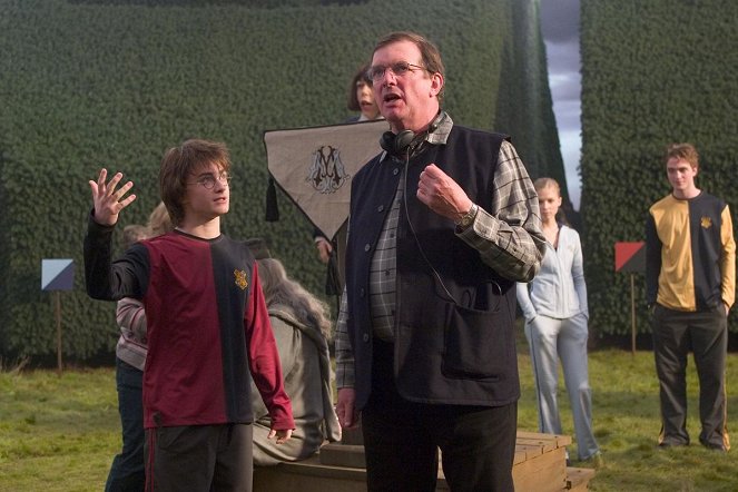 Harry Potter and the Goblet of Fire - Van de set - Daniel Radcliffe, Mike Newell, Clémence Poésy, Robert Pattinson