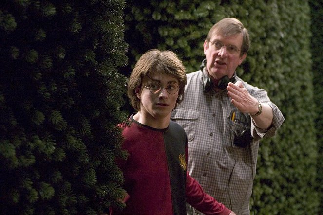 Harry Potter und der Feuerkelch - Dreharbeiten - Daniel Radcliffe, Mike Newell