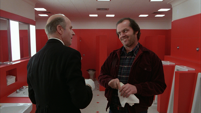 Shining - Filmfotos - Philip Stone, Jack Nicholson