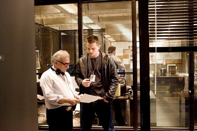 The Departed - Van de set - Martin Scorsese, Leonardo DiCaprio