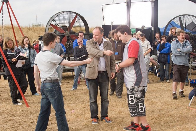 Harry Potter and the Order of the Phoenix - Van de set - Daniel Radcliffe, David Yates, Harry Melling