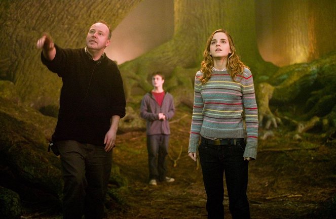 Harry Potter e a Ordem da Fénix - De filmagens - David Yates, Daniel Radcliffe, Emma Watson