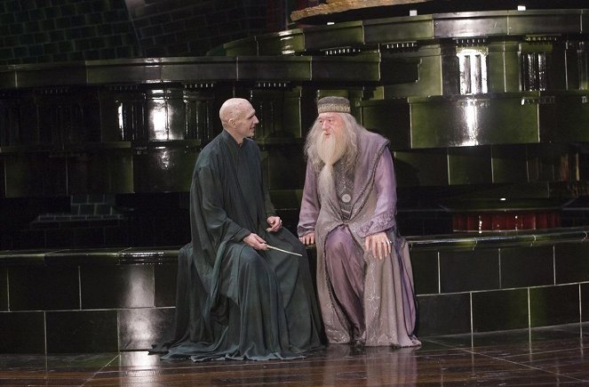 Harry Potter und der Orden des Phönix - Dreharbeiten - Ralph Fiennes, Michael Gambon