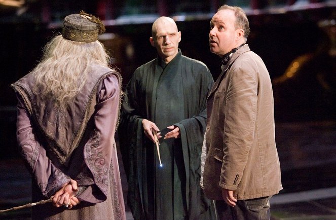 Harry Potter and the Order of the Phoenix - Van de set - Ralph Fiennes, David Yates