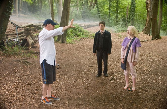Harry Potter a Fénixův řád - Z natáčení - David Yates, Daniel Radcliffe, Evanna Lynch